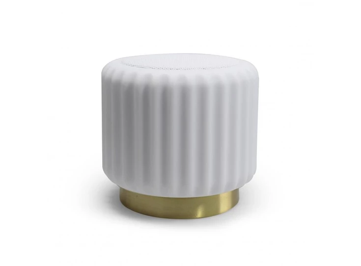 Atelier-Pierre-Dentelles-speaker-met-licht-D135cm-H125cm-wit-basis-goud