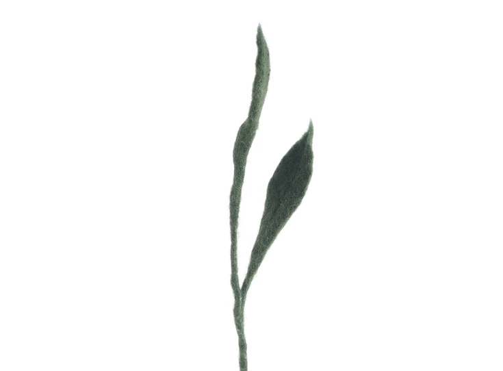 Aveva-Endless-Flower-L30cm-wol-leaf-pair