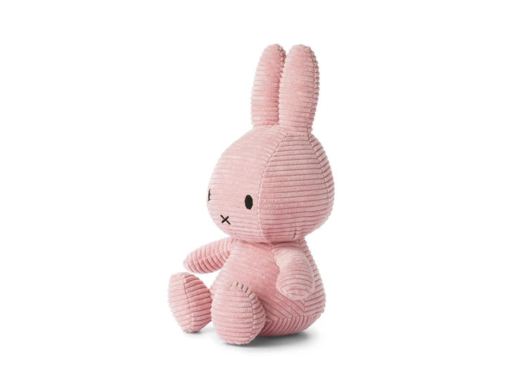 Bon-Ton-Toys-Miffy-zittend-H33cm-corduroy-pink