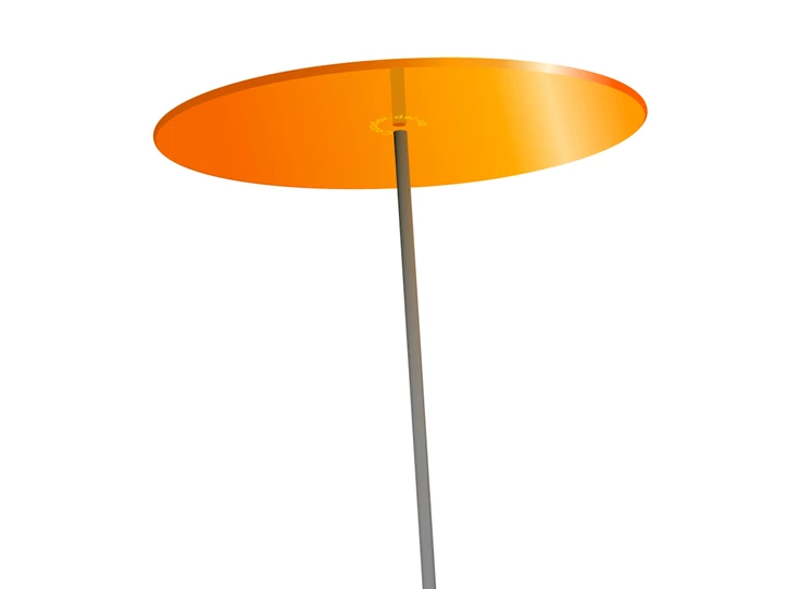 Cazador-del-Sol-uno-oranje-D20cm-H175cm