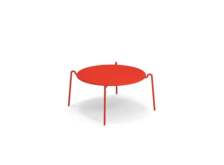 Emu-Rio-R50-lage-tafel-diameter-80cm-scarlet-red