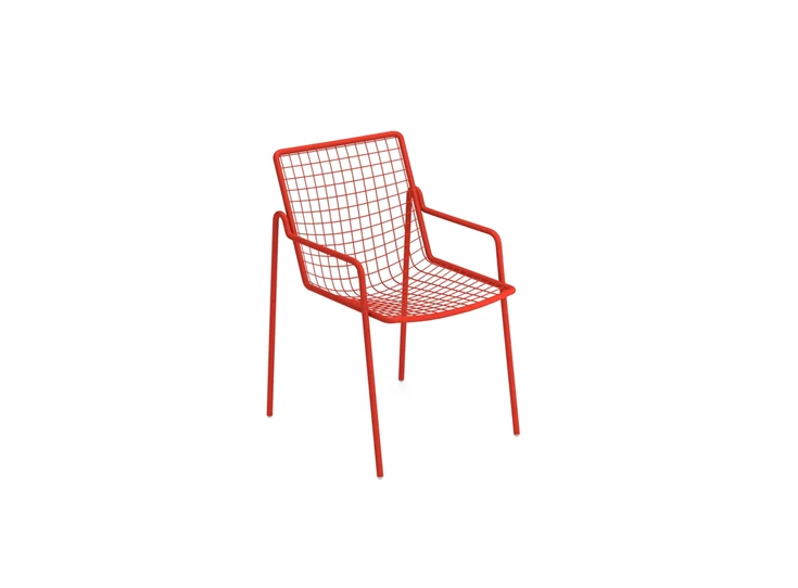 Emu-Rio-R50-stoel-met-armleuning-scarlet-red