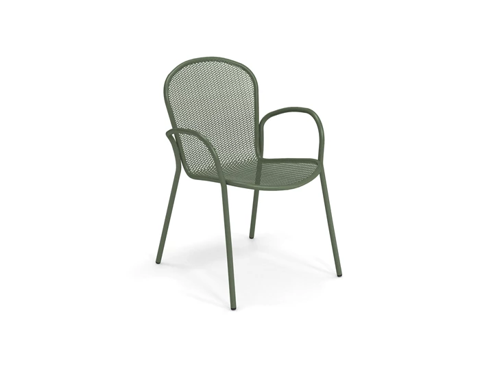 Emu-Ronda-XS-stoel-met-armleuning-military-green