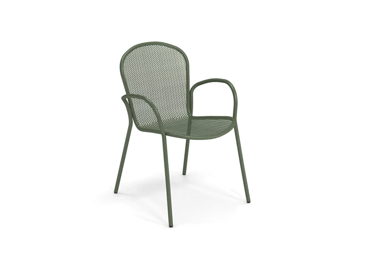 Emu-Ronda-XS-stoel-met-armleuning-military-green