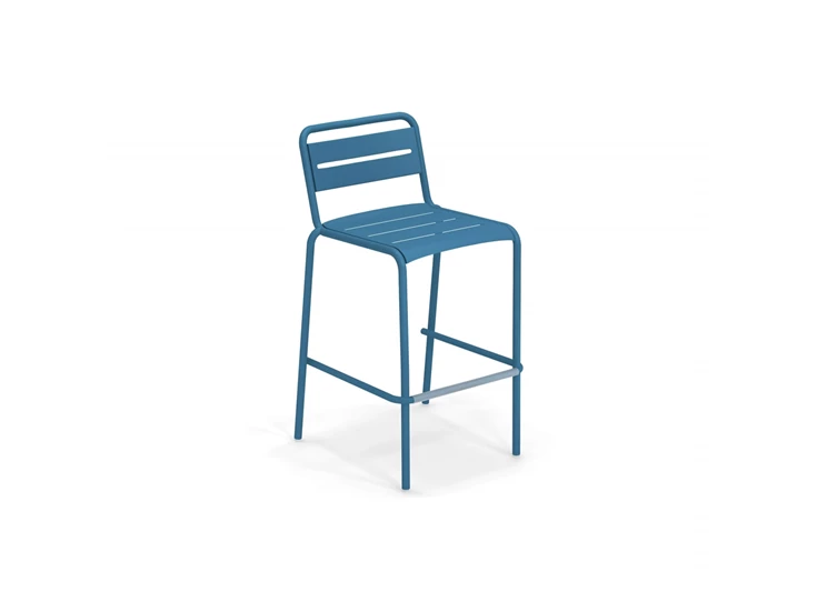 Emu-Star-hoge-stoel-zithoogte-75cm-blauw