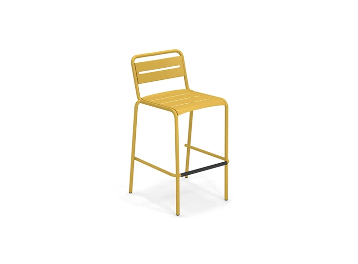Emu-Star-hoge-stoel-zithoogte-75cm-curry-yellow