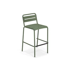 Emu-Star-hoge-stoel-zithoogte-75cm-military-green
