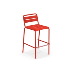 Emu-Star-hoge-stoel-zithoogte-75cm-scarlet-red