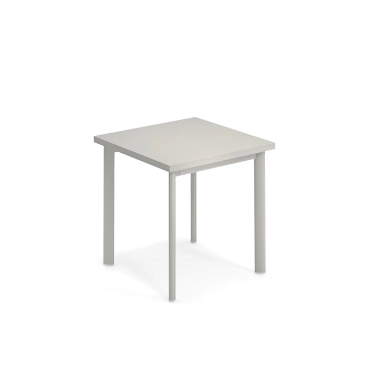 Emu tafel 70x70cm cement - Dhondt leef mooi