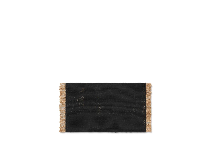 Ferm-Living-Block-Mat-tapijt-50x80cm-black-natural
