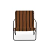 Ferm-Living-Desert-stoel-frame-zwart-stof-stripe
