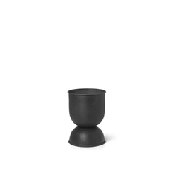 Ferm-Living-Hourglass-Pot-extra-small-zwart