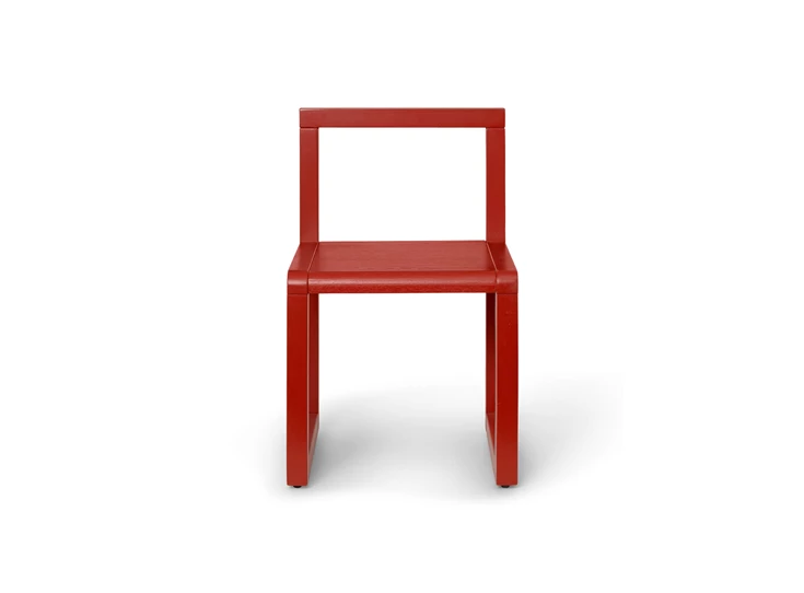 Ferm-Living-Little-Architect-stoel-32x51x30cm-poppy-red