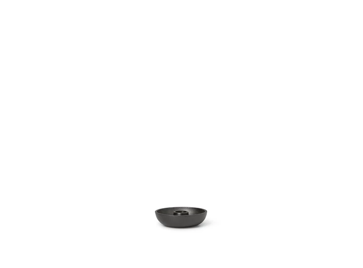 Ferm-Living-Single-bowl-kandelaar-single-D10cm-H27cm-blackened-aluminium