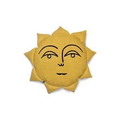 Ferm-Living-Sun-Cushion-kussen-D35cm-geel