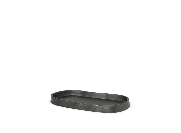 Ferm-Living-Yama-Collection-ovale-schaal-pennenhouder-19x95cm-blackened-aluminium