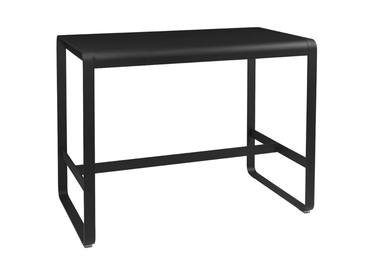 Fermob-Bellevie-hoge-tafel-140x80cm-reglisse-zwart