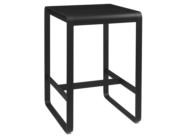 Fermob-Bellevie-hoge-tafel-74x80cm-reglisse-zwart