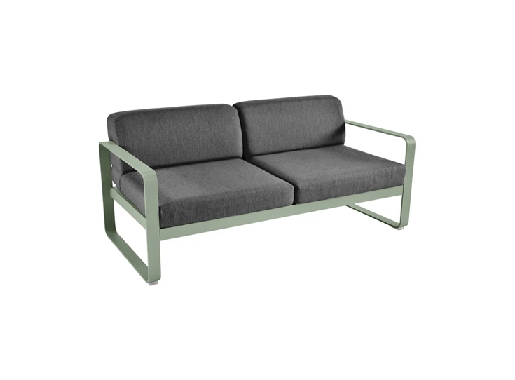Fermob-Bellevie-sofa-2-zit-160x75x71cm-cactus-stof-gris-graphite