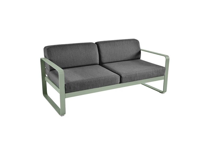 Fermob-Bellevie-sofa-2-zit-160x75x71cm-cactus-stof-gris-graphite