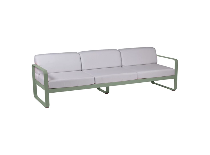 Fermob-Bellevie-sofa-35-zit-235x75x71cm-cactus-stof-blanc-grise