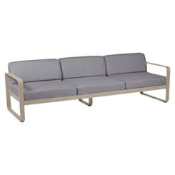 Fermob-Bellevie-sofa-35-zit-235x75x71cm-muscade-stof-gris-flanelle