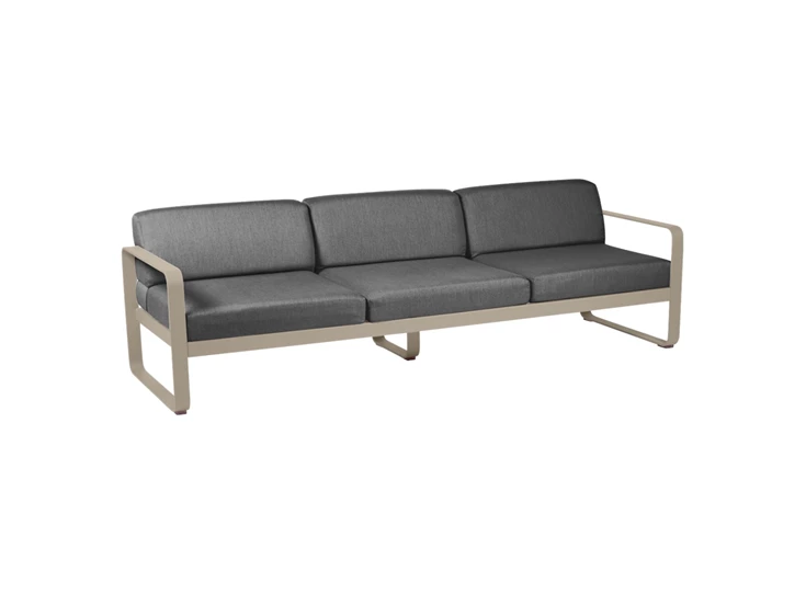 Fermob-Bellevie-sofa-35-zit-235x75x71cm-muscade-stof-gris-graphite