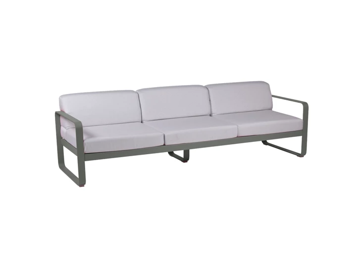 Fermob-Bellevie-sofa-35-zit-235x75x71cm-romarin-stof-blanc-grise