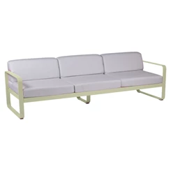 Fermob-Bellevie-sofa-35-zit-235x75x71cm-vert-tilleul-stof-blanc-grise