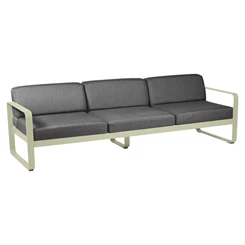 Fermob-Bellevie-sofa-35-zit-235x75x71cm-vert-tilleul-stof-gris-graphite