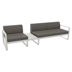 Fermob-Bellevie-sofa-compositie-1A-ref8511-8452-8522-gris-argile-stof-taupe-grise