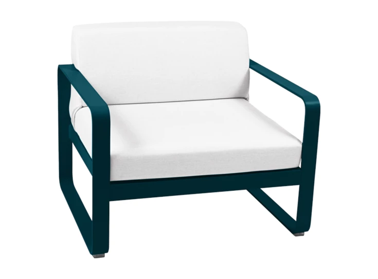Fermob-Bellevie-sofa-eenzit-85x75x71cm-bleu-acapulco-stof-blanc-grise