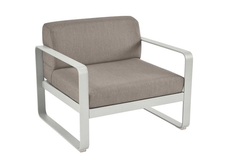 Fermob-Bellevie-sofa-eenzit-85x75x71cm-gris-argile-stof-taupe-grise