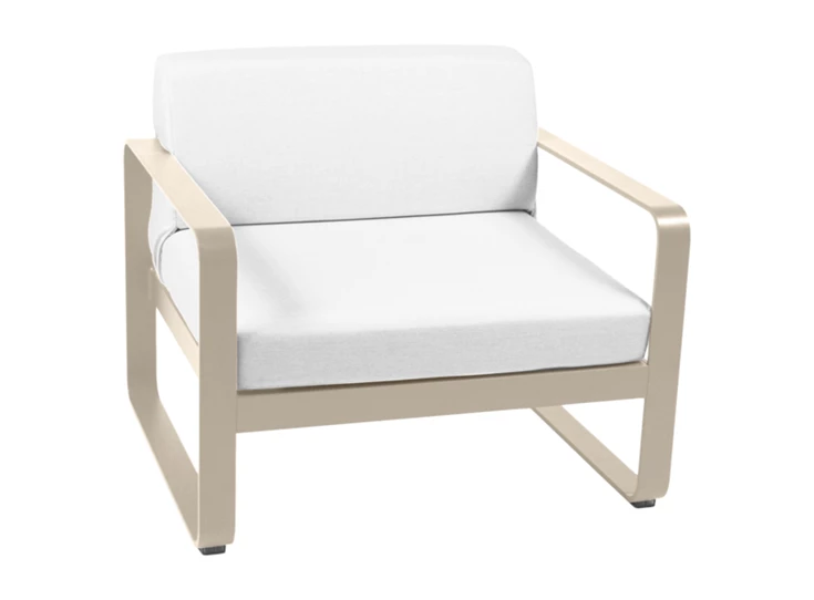 Fermob-Bellevie-sofa-eenzit-85x75x71cm-muscade-stof-blanc-grise