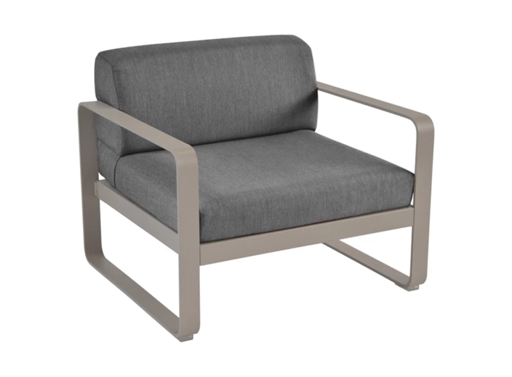 Fermob-Bellevie-sofa-eenzit-85x75x71cm-muscade-stof-gris-graphite