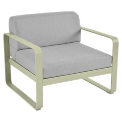 Fermob-Bellevie-sofa-eenzit-85x75x71cm-vert-tilleul-stof-gris-flanelle