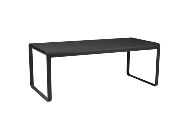 Fermob-Bellevie-tafel-196x90cm-reglisse-zwart