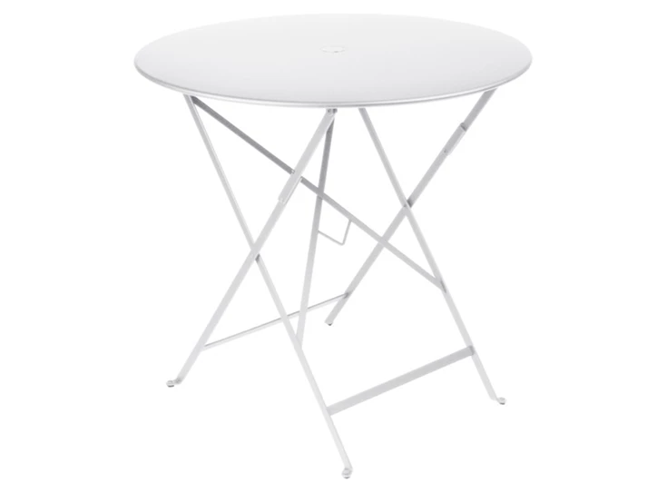 Fermob-Bistro-table-D77cm-blanc-coton
