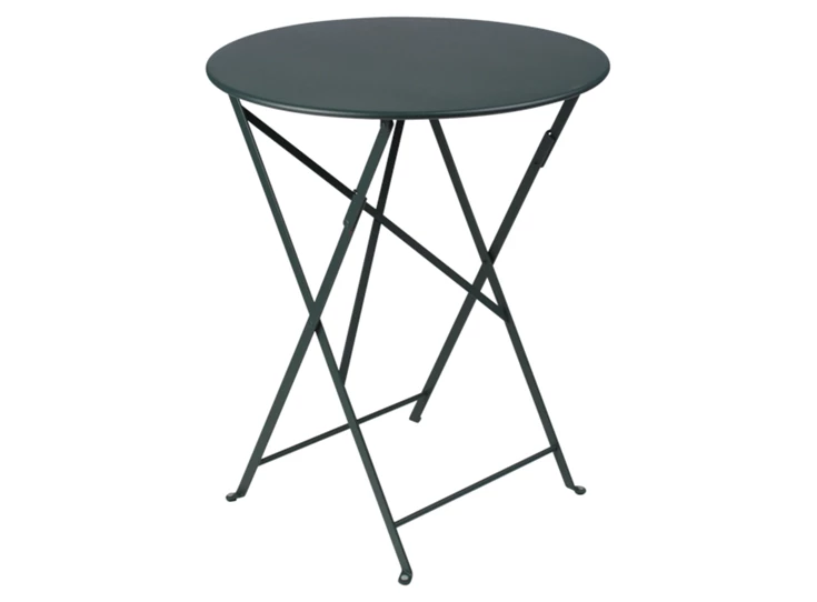 Fermob-Bistro-table-pliante-D60cm-vert-cedre