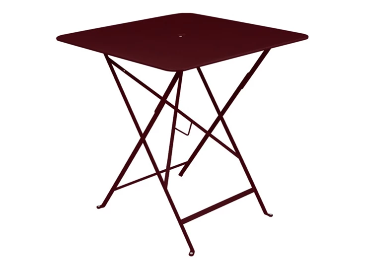 Fermob-Bistro-tafel-71x71cm-cerise-noire