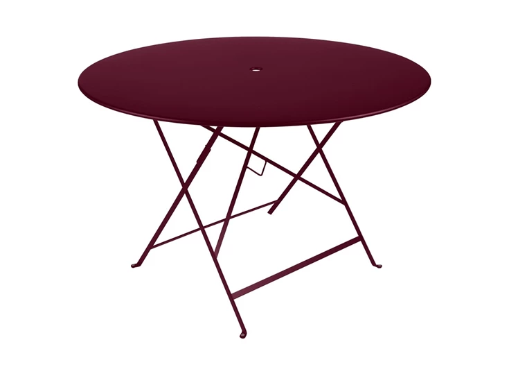 Fermob-Bistro-tafel-D117cm-cerise-noire