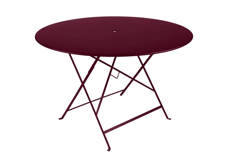 Fermob-Bistro-tafel-D117cm-cerise-noire
