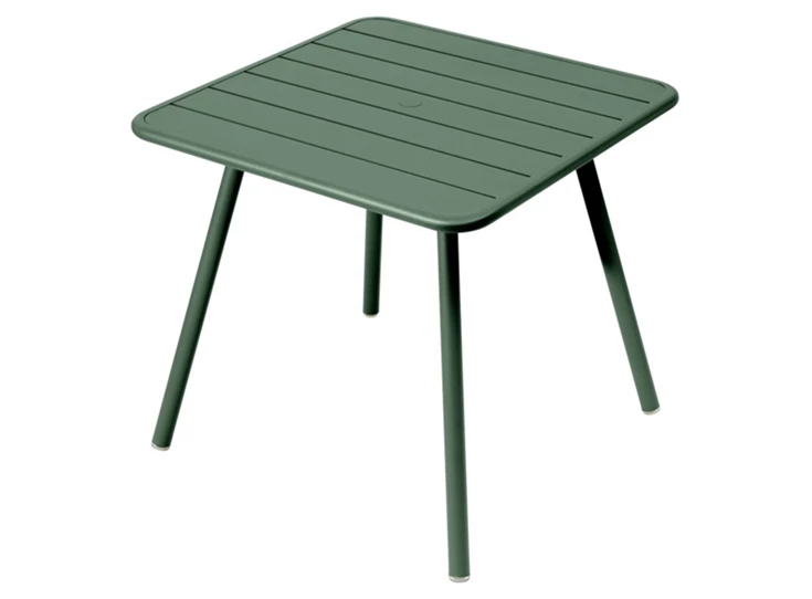 Fermob-Luxembourg-tafel-80x80cm-vert-cedre