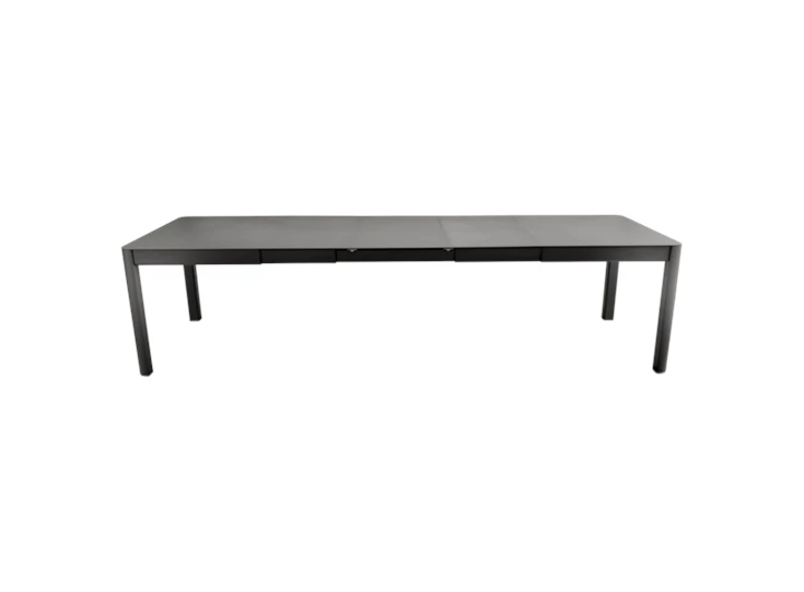 Fermob-Ribambelle-tafel-met-3-verlengstukken-149299-x-100cm-reglisse-zwart