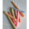 Hay-Candle-kaarsen-twist-L19cm-set-van-6-caramel-peach-lavender