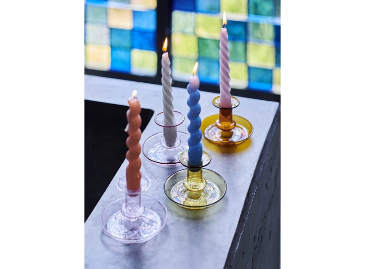 Hay-Candle-Spiral-kaarsen-19cm-set-van-6-lila-purple-blue-lichtblauw