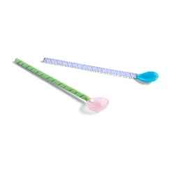 Hay-Glass-Spoons-lepel-L175cm-set-van-2-turquioise-lichtroze