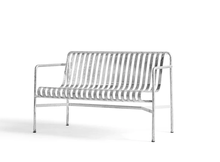 Hay-Palissade-dining-bench-met-armleuning-128x70x80cm-hot-galvanised