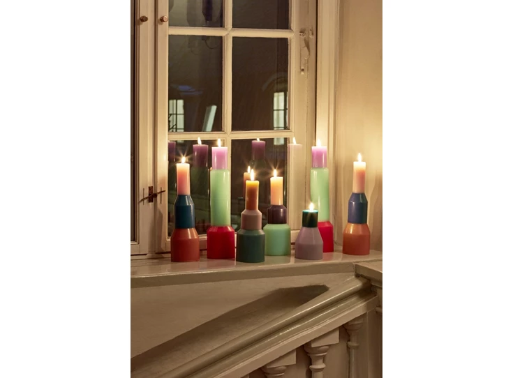 Hay-Pillar-Candle-S-kaars-H20cm-lichtblauw