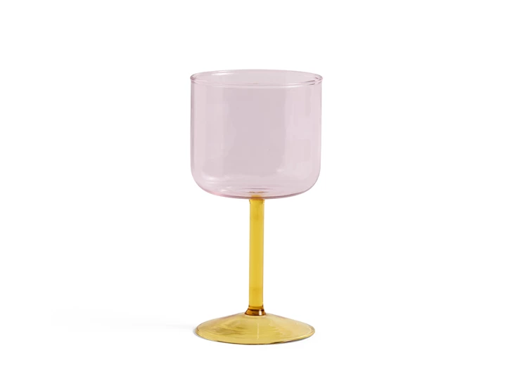 Hay-Tint-wijnglas-set-van-2-025L-roze-geel